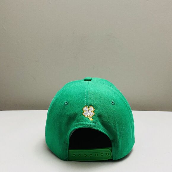 Chicago Blackhawks NHL St. Patrick's Day SGA Snapback Hat Cap Green Plaid Bill - Picture 6 of 9